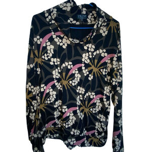 Zilch Amsterdam Long Sleeve Turtleneck Top Large